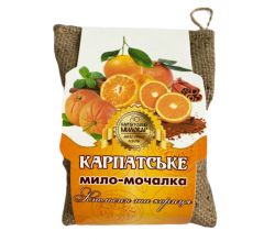 Мочалка для тіла Карпатський миловар / Апельсин та кориця 