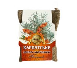 Мочалка для тіла Карпатський миловар / Обліпихова