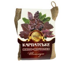 Мочалка для тіла Карпатський миловар / Шоколадне 