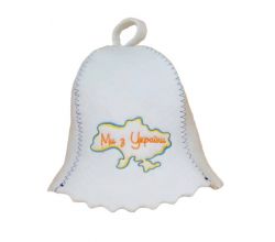 Bath, sauna cap We are from Ukraine