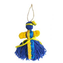 Лялька-мотанка з нитки №9 (15 см)