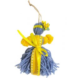 Лялька-мотанка з нитки №2 (15 см)