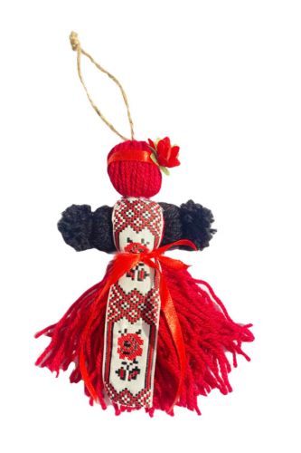 Лялька-мотанка з нитки №8 (15 см)