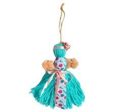 Doll-winder from thread №3 (15 cm)