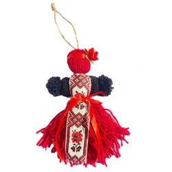 Motanka doll made of thread No. 8 (15 cm)
