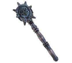 Булава з тризубом чорна №55