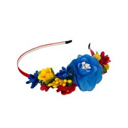 Обруч Весняний цвіт різнобарвні троянди