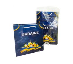 Packaging of gift bags Flowers of Ukraine (16х16 cm)