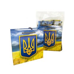 Упаковка подарункових пакетів Поле України (24х24 см)