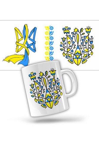 Ceramic mug Flowered Coat of Arms 