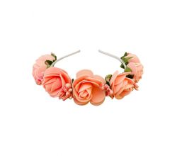 Obręcz „Big Rose” brzoskwiniowa