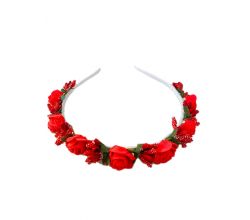 Obręcz Mała różyczka czerwona