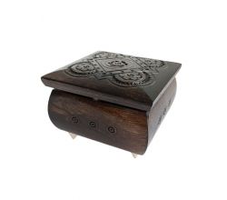 Шкатулка середня чорна