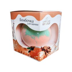 Бомбочка для ванни апельсин та кориця  120 г 