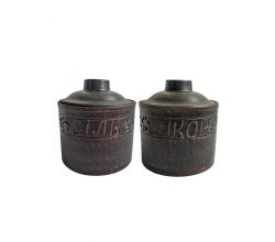 Set of ceramics salt/sugar Decor