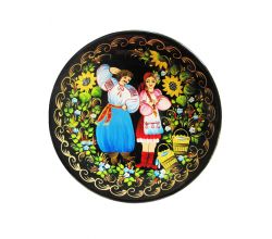 Тарілка розписна Сюжет М4 20 см