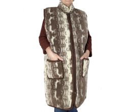 Wieloletnia kamizelka z owczej skóry