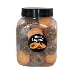 Мило-скраб кульки для тіла Апельсин та кориця