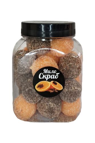 Мило-скраб кульки для тіла Апельсин та кориця