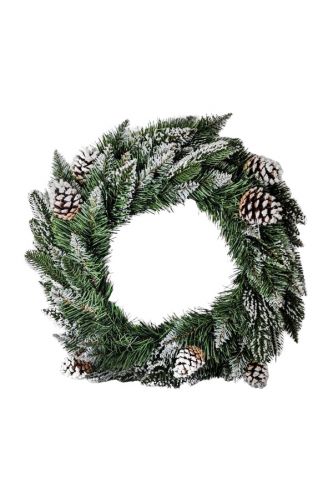 Новорічний декоративний вінок 45 см