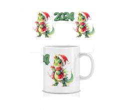 Керамічне горнятко Дракон-санта dra-0001