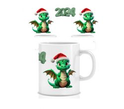 Керамічне горнятко Дракон-санта dra-0002