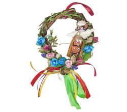 Оберіг лялька-мотанка з віночком