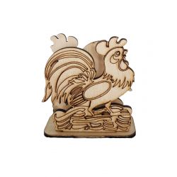 Серветниця дерев’яна Півень