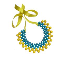 Намисто Жовто-сині промені