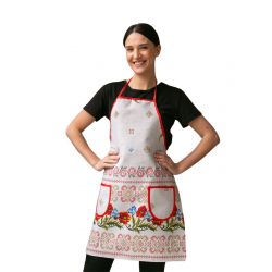 Фартух лляний Сірий мак (75х55 см.)