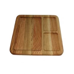 Менажниця дубова квадратна №2 30*30 см