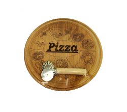 Дошка для піци набір з ножем 30 см