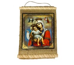 Іконка на мішковині №22