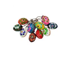 Брелок з дерева Писанка