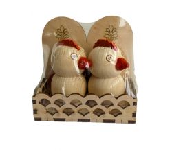 Набір для спецій 2 півники (дерево)