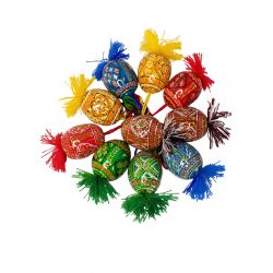 Писанка з китицею Велика розписна №4