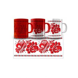 Hornyatko-kameleon „Czerwone kwiaty” (kolor okładki czerwony)