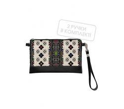 Clutch over the shoulder Ukrainian festive ornament