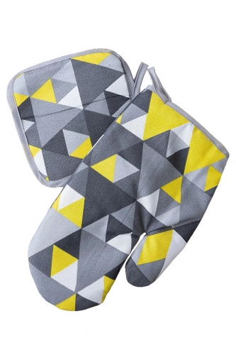 Рукавичка + прихватка водовідштовхувальні Трикутники