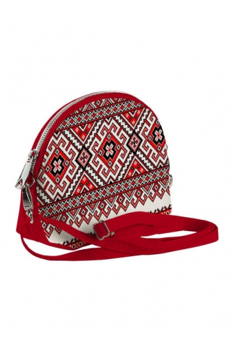 Маленька жіноча сумочка Coquette Український орнамент вишивка