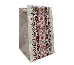 Подарунковий пакет Український орнамент (200*120) упаковка