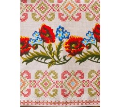 Рушник лляний Сірий мак 75х33 см